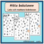 Leta efter bokstaven – leta och markera bokstaven - bild 1