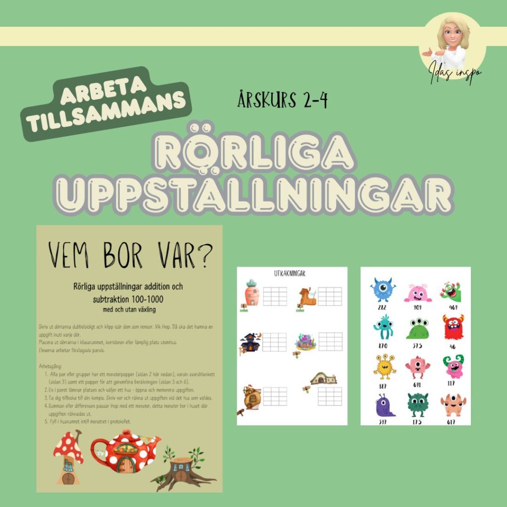 Rörliga uppställningar – vem bor var?