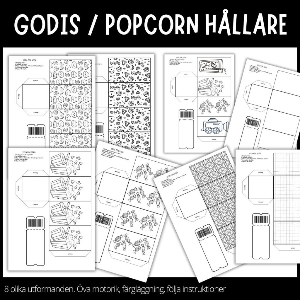 Godis / popcorn hållare