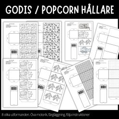 Godis / popcorn hållare