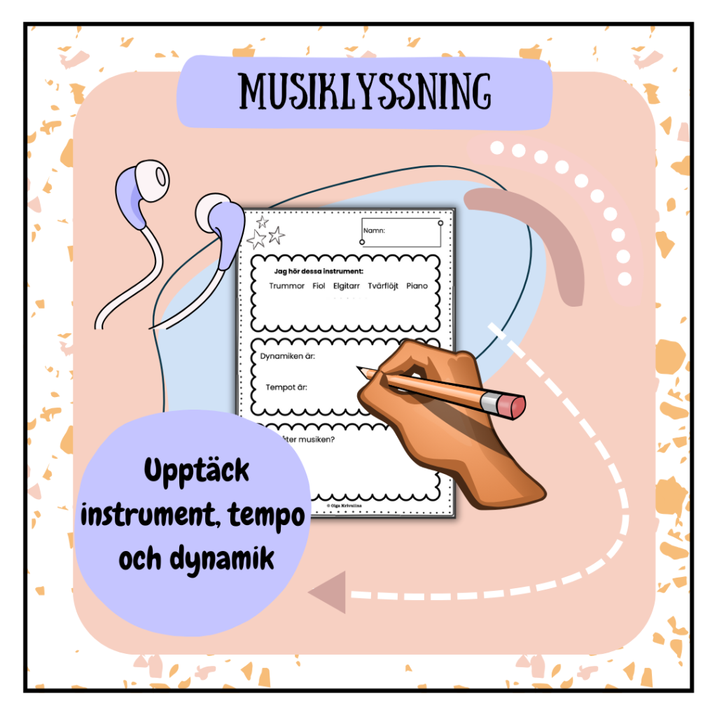 Musiklyssning – uppgift (grattis nedladdning)