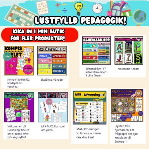 Memory med sammansatta ord!
