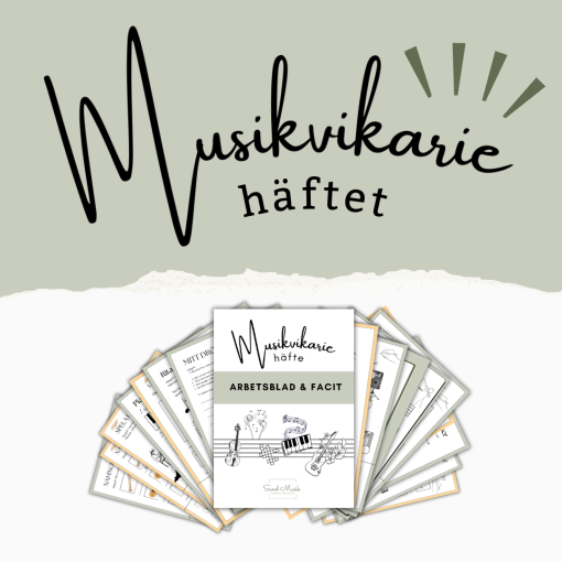 Musiklärarvikarien – arbetsblad och facit