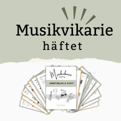 Musiklärarvikarien – arbetsblad och facit