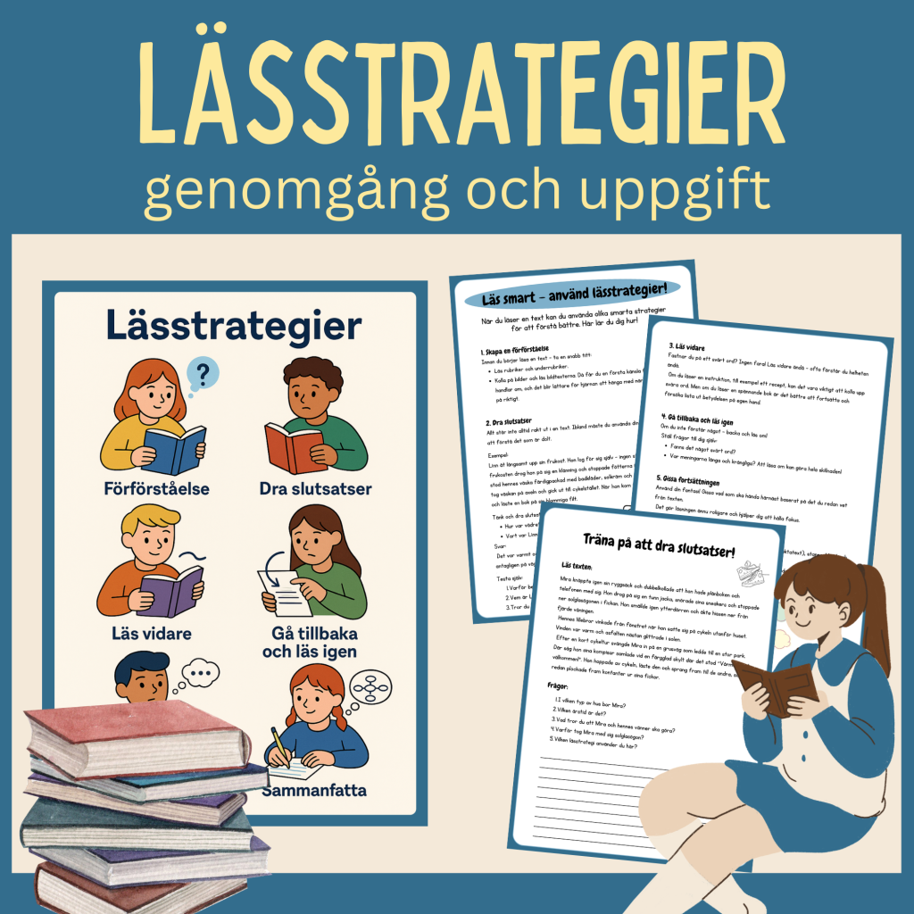 Lässtrategier – affisch, genomgång och uppgift