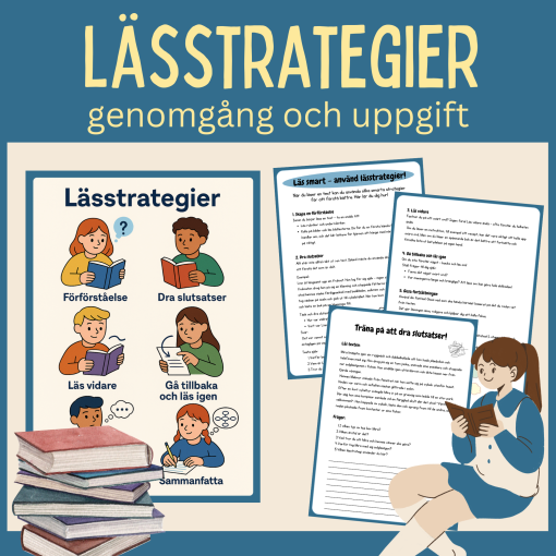 Lässtrategier - affisch, genomgång och uppgift