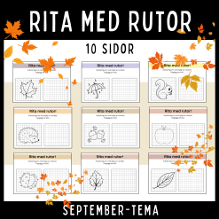 Rita med rutor, september-tema