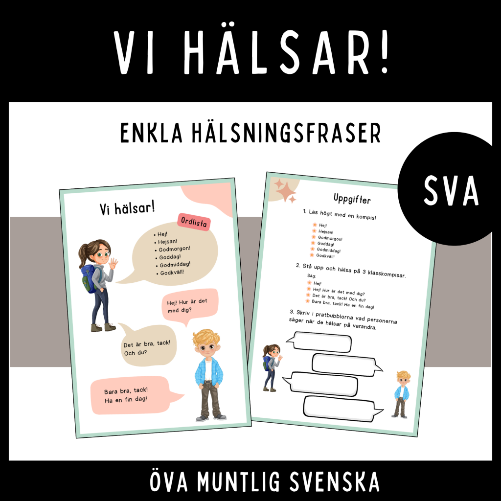 Vi hälsar!