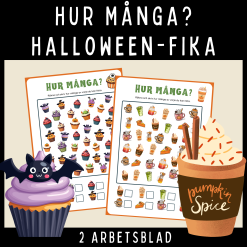 Räkna hur många – tema Halloweenfika