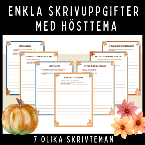 Kreativt skrivande om hösten med 7 inspirerande teman!