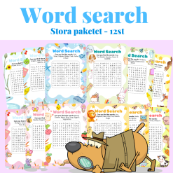 Word search - Stora paketet 12st