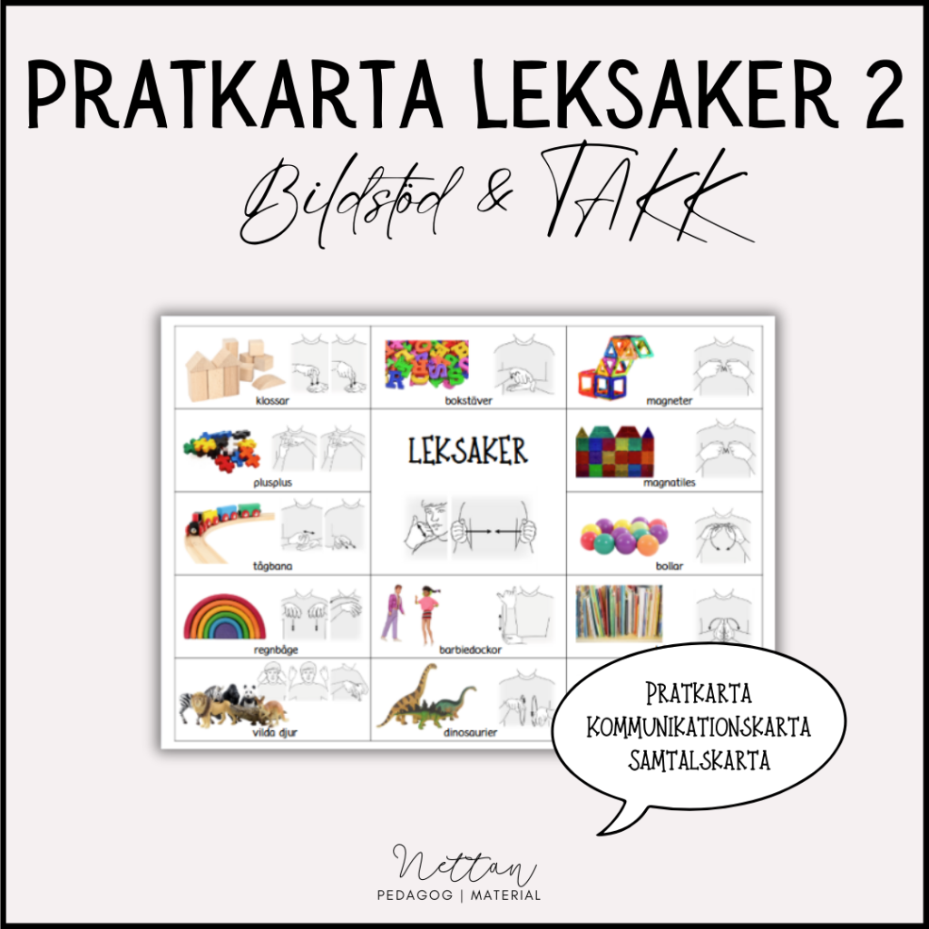 Pratkarta leksaker 2