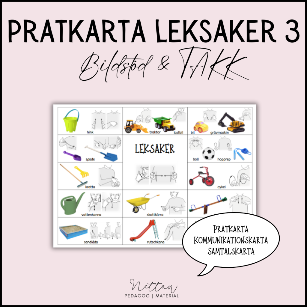 Pratkarta leksaker 3