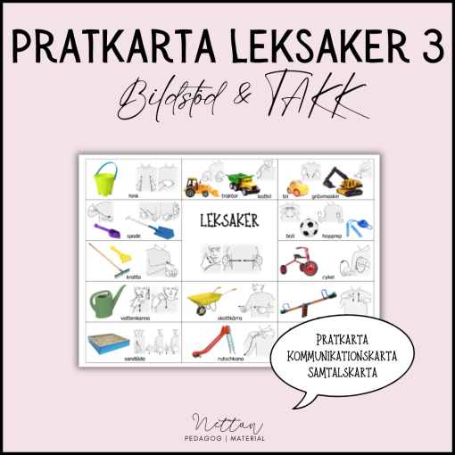 Pratkarta leksaker 3