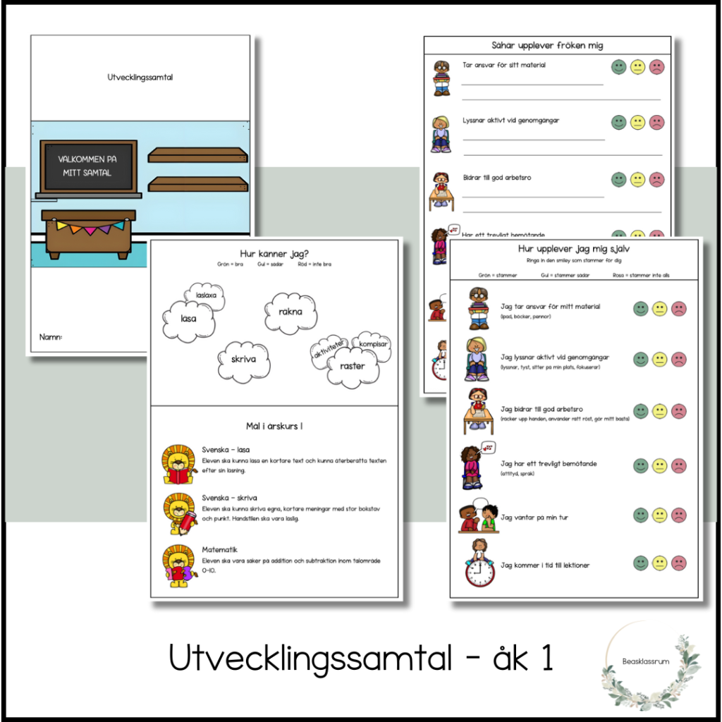 Utvecklingssamtal åk 1