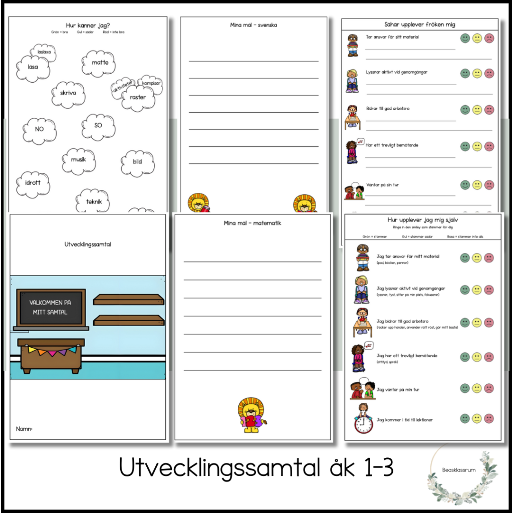 Utvecklingssamtal åk 1-3