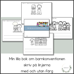 Min lilla bok om barnkonventionen - skriv på linjerna