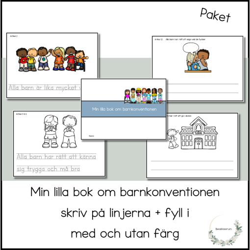 Min lilla bok om barnkonventionen - paket