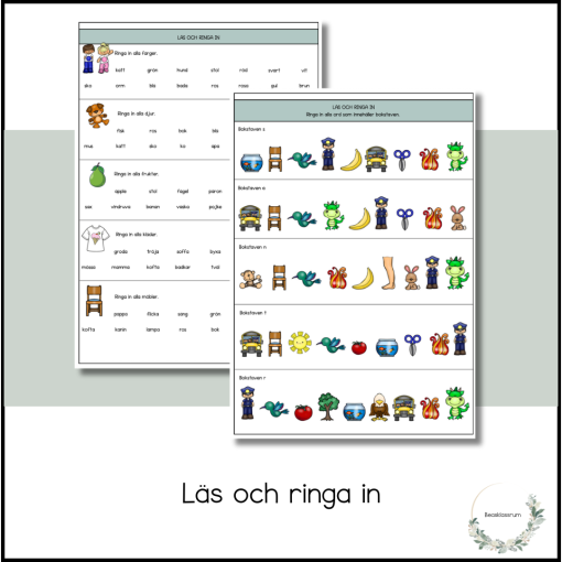 Läs och ringa in