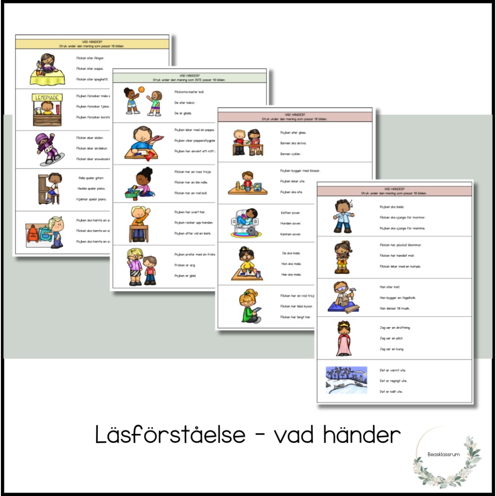 Läsförståelse – vad händer