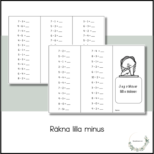 Räkna lilla minus