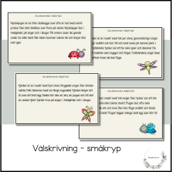 Välskrivning - småkryp