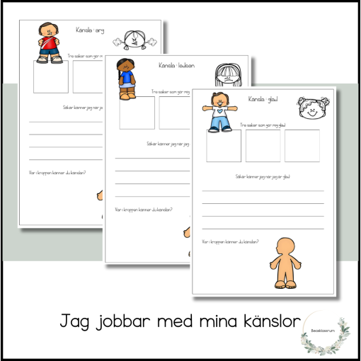Jag jobbar med mina känslor - arbetshäfte