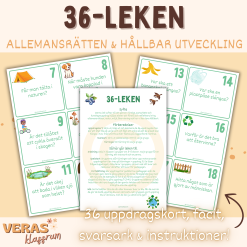 36-leken - Allemansrätten, hållbar utveckling, återvinning, natur & miljö