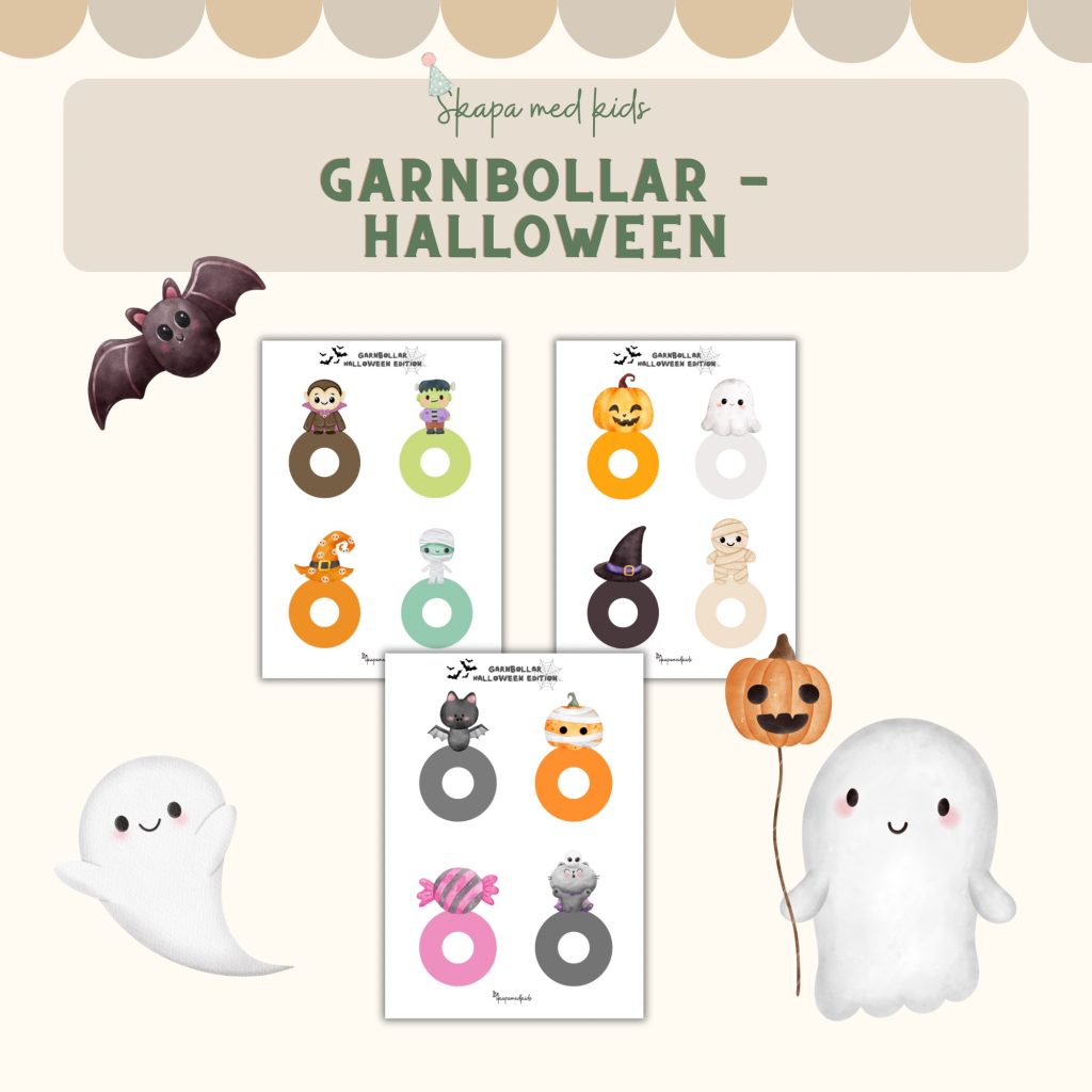 Garnbollar – halloween