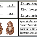 Arbetsschema för bokstavsarbete – bokstaven A - bild 4