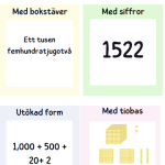 6 st posters matematik - bild 4