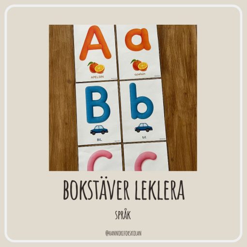 Bokstäver leklera