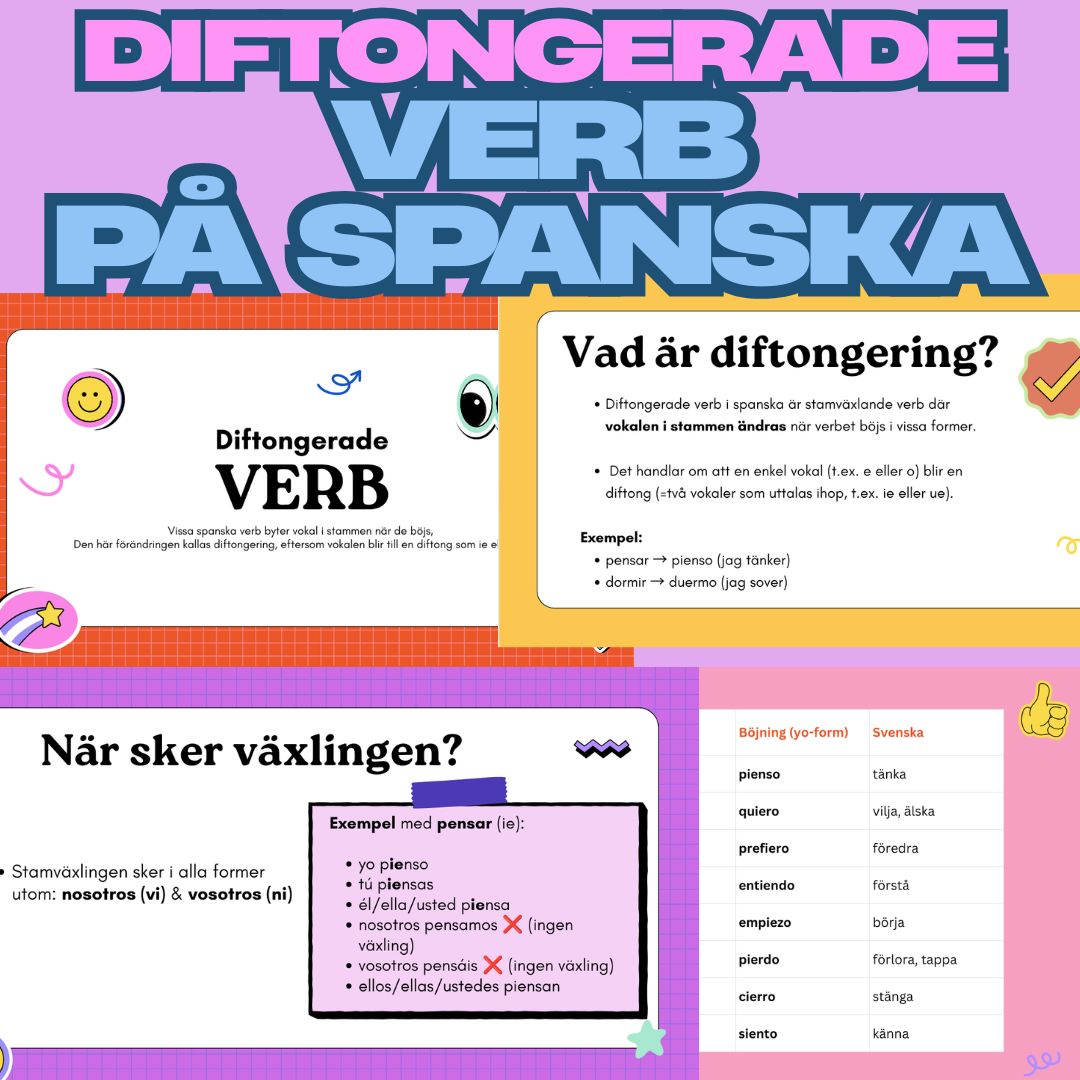 Diftongerade verb på spanska