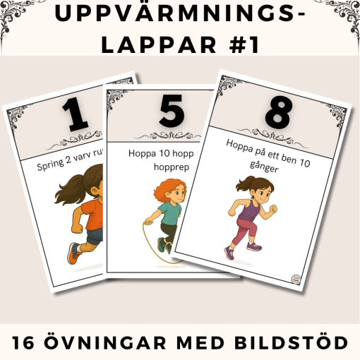 Uppvärmningslappar #1