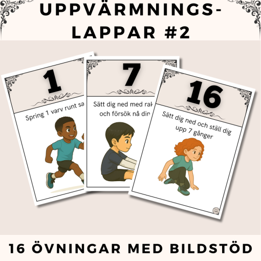 Uppvärmningslappar #2