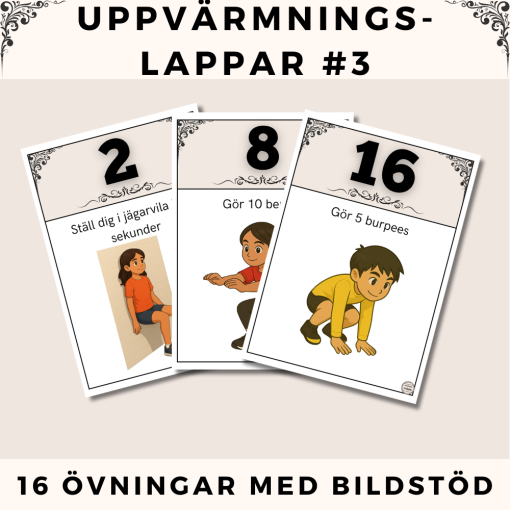Uppvärmningslappar #3