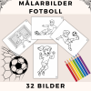 Målarbilder - Fotboll