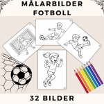 Målarbilder – Fotboll - bild 1