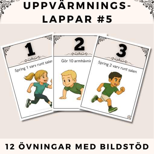 Uppvärmningslappar #5
