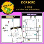 Korsord, enkla ord - bild 1