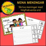 Meningar med högfrekventa ord - bild 1