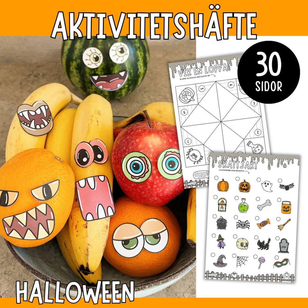 Pyssel, bus & lekar – 30 halloweenaktiviteter!
