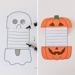 Halloweenpyssel- skrivmallar - bild 2