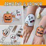 Halloweenpyssel: Armband & huvudkronor - bild 1