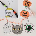 Halloweenpyssel- girlang - bild 3