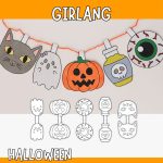 Halloweenpyssel- girlang - bild 1