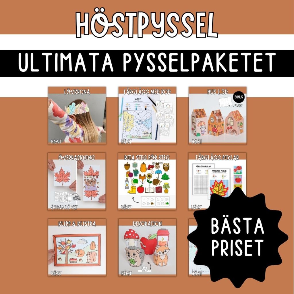 Höstpyssel- Ultimata pysselpaketet
