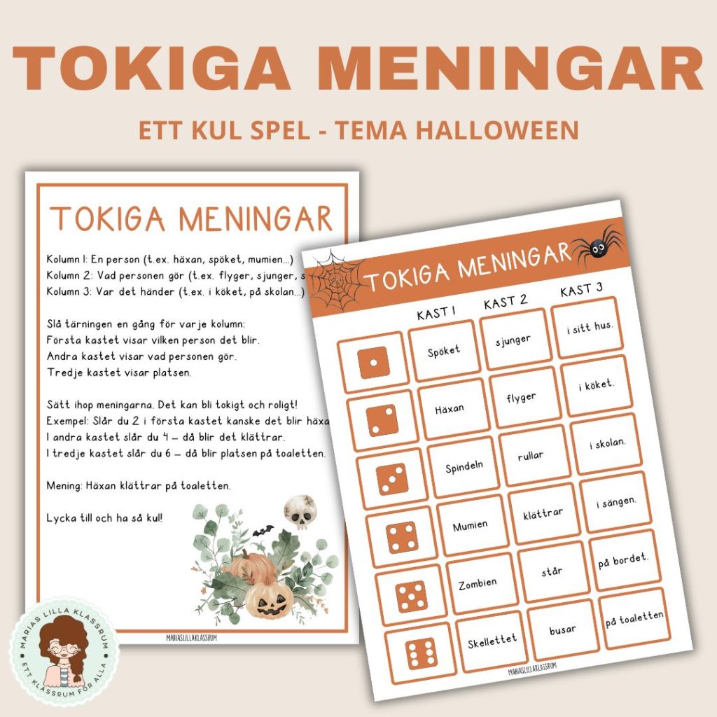 Tokiga meningar Halloween