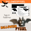 Halloween - Bygg en 3D-fladdermus - pyssel