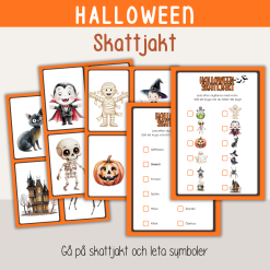 Halloween - Skattjakt med Halloweentema
